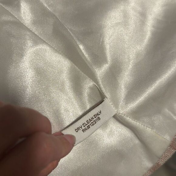 Walter Pink Square Geo Print Wool Blend Cropped Coat Size 4 Small - Picture 4 of 9